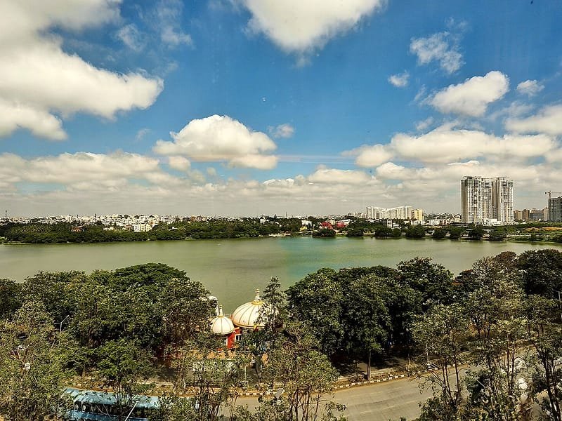 Nagawara Lake in north-east Bengaluru, near Kalyan Nagar